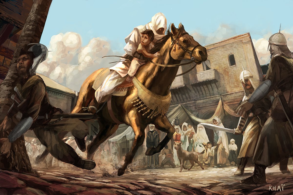 Konzeptzeichnung Prince of Persia: Assassins